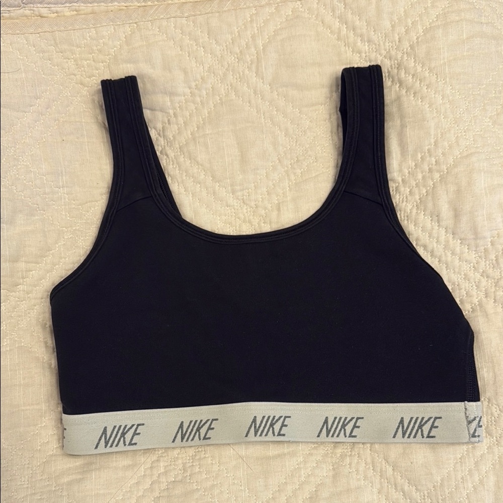 Nike Black and White are Sports Bra